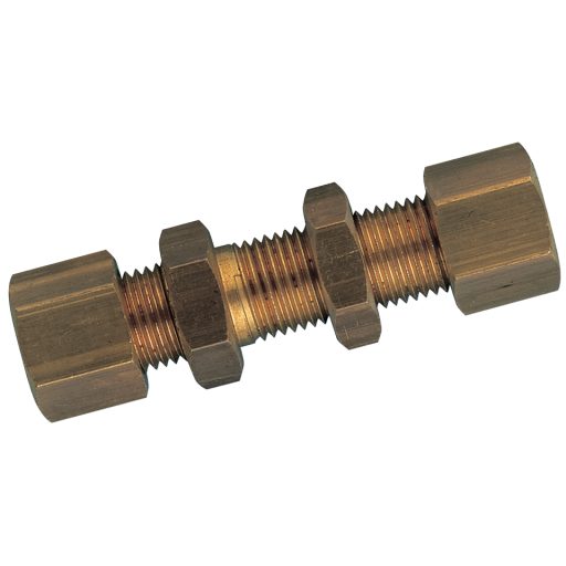 04MM OD BULKHEAD BRASS CONNECTOR