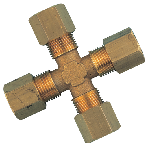 06MM OD EQUAL BRASS CROSS