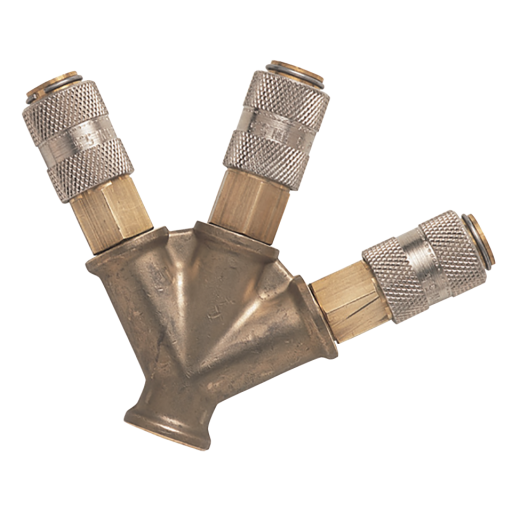 SERIES 19 'W' COUPLING TRIPLE OUTLET