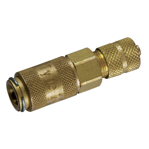03X04MM HOSE   COUPLING DS BRASS