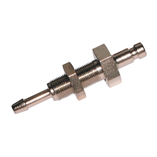 03MM HOSE TAIL P/MOUNT PLUG BRASS NICKEL
