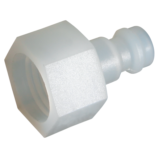 1/4' BSP FEMALE PLUG PVDF