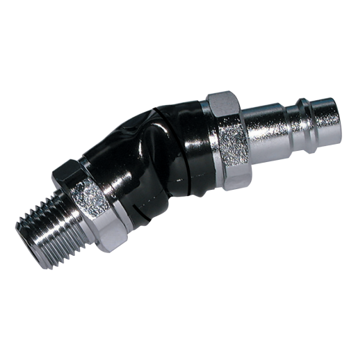 1/4' BSPT MALE SWIVEL PLUG