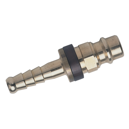 06MM HOSE TAIL PLUG  KEYED BLUE