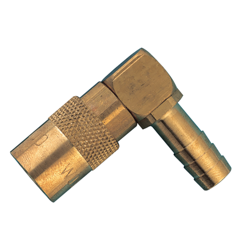 3/8'HT COUPLING VITON 90o BARB