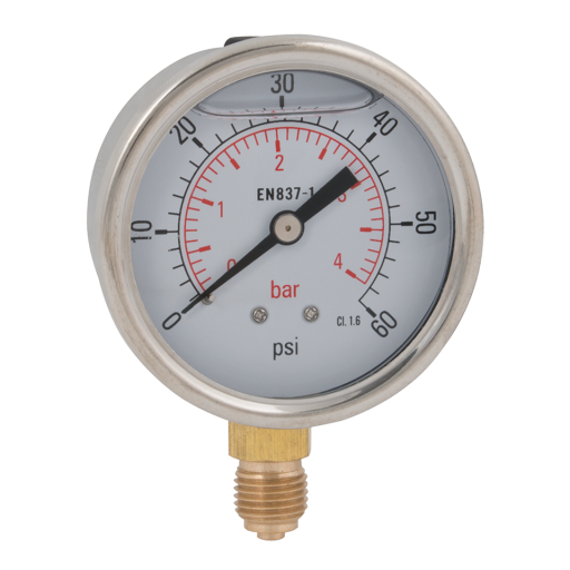 GLYCERINE GAUGE 63MM 0-15PSI