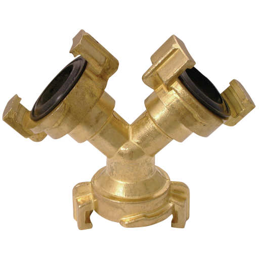 BRASS WATER COUPLING TRIPLE OUTLET