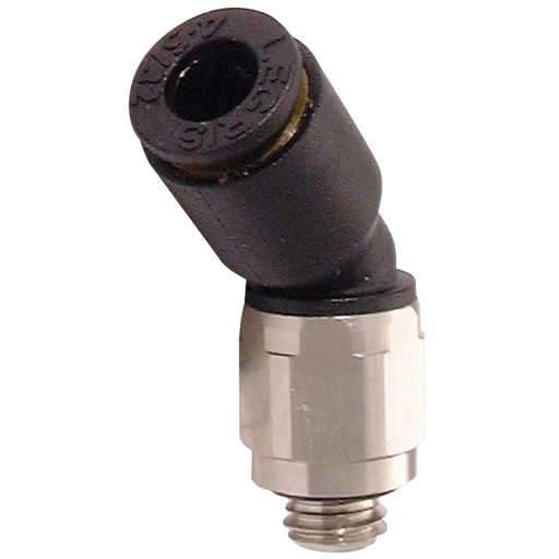 4MM X M5X0.8 MALE ELBOW BSPP