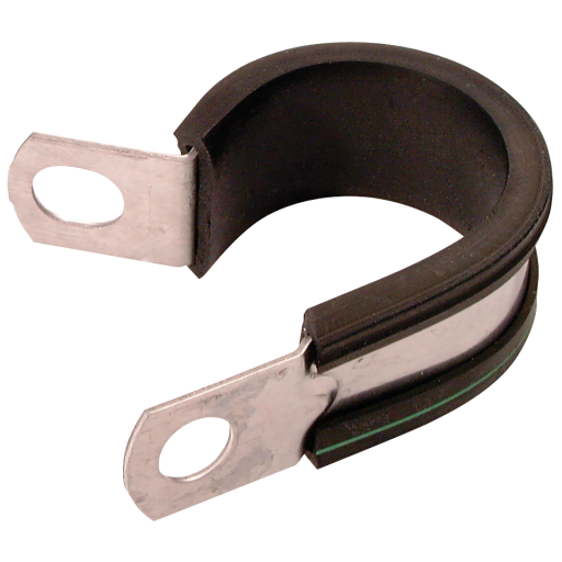05MM OD PIPE CLIP ALU-ZINC 12MM BAND