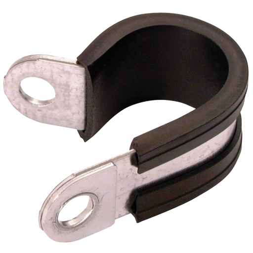 06MM OD PIPE CLIP P M/STEEL 15MM BAND