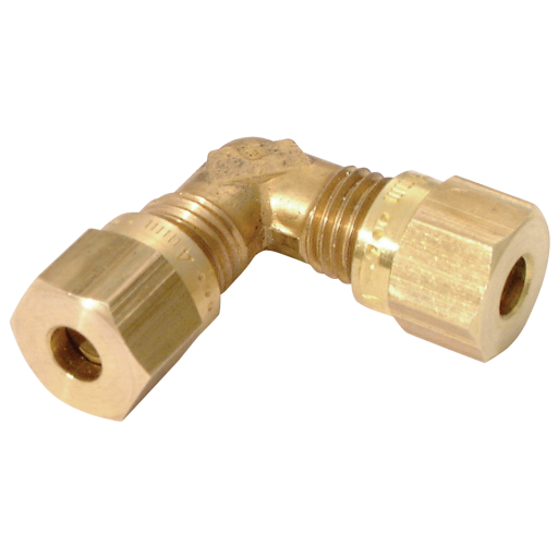 06MM OD EQUAL BRASS ELBOW