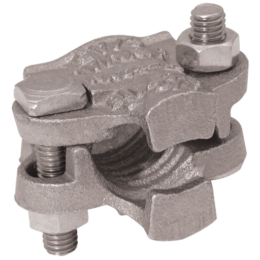 2-BOLT CLAMP PLATED 14MM X 17MM