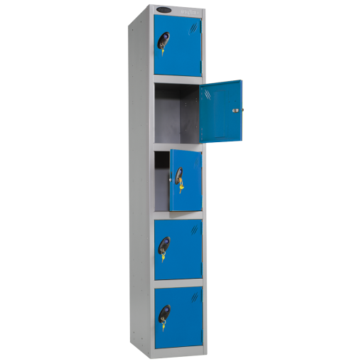 BLUE DR 5 TIER LOCKER 1780X305X460MM