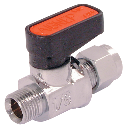 GAS MINI BALL VALVE 1/8 X 6