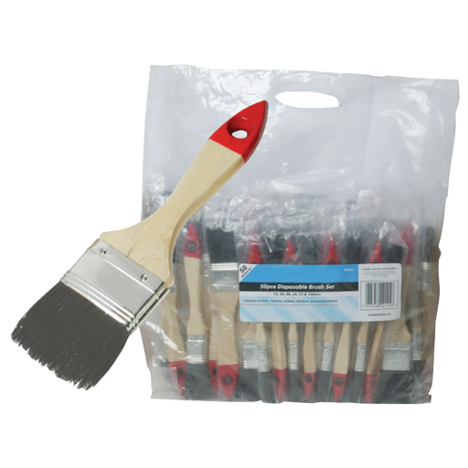50PCE DISP BRUSH SET