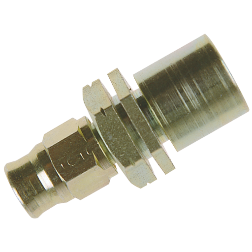 10X1.00MM FEMALE BULKHEAD PLATED
