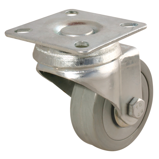 50MM SWIVEL CASTOR PLATE FTG - GREY