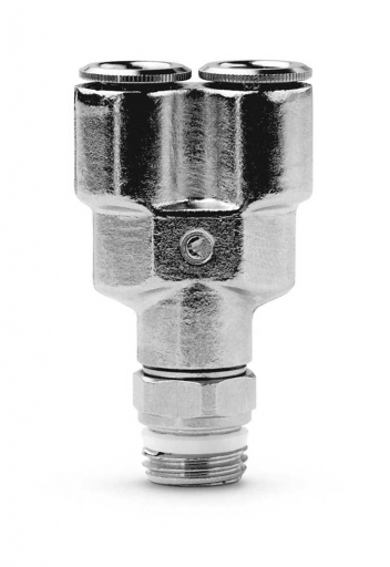 4MM OD X M5 SWIVEL Y CONNECTOR
