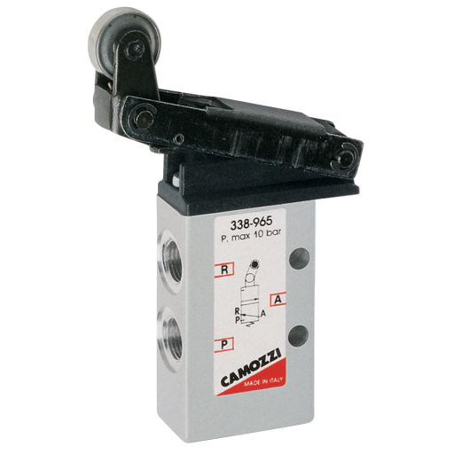 1/8 3/2 ROLLER LEVER SPRING RETURN VALVE