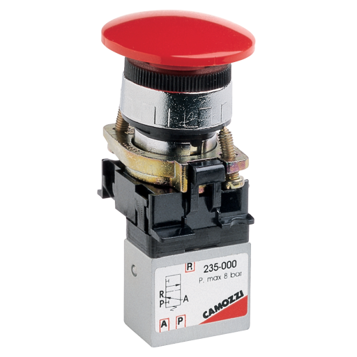 M5 PALM SWITCH SPRING RETURN + VALVE