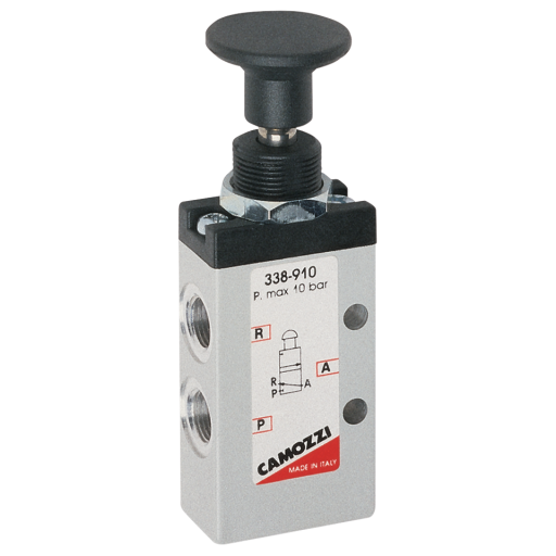 1/8 3/2 PUSH/PULL KNOB BISTABLE