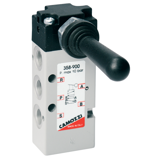 1/8 5/2 LEVER VALVE MONOSTABLE