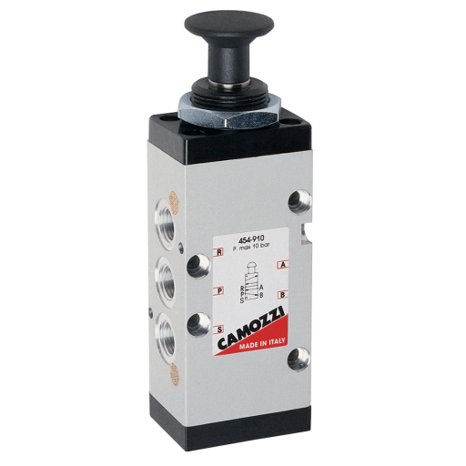 1/4 5/2 PUSH/PULL KNOB MONOSTABLE
