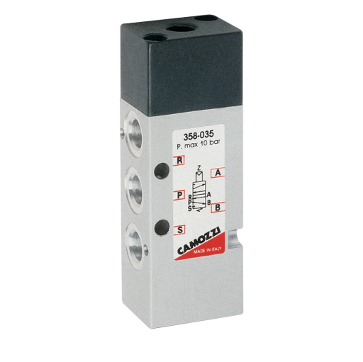1/8 BSP  5/2 PNEUMATIC/SPRING MONOSTABLE
