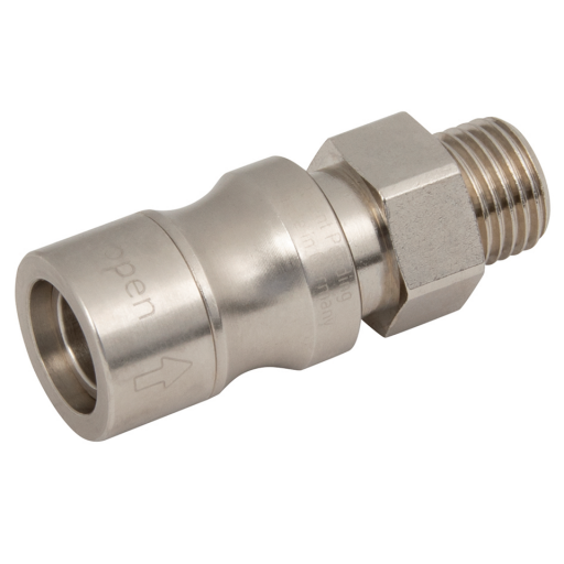 Couplings - Series 200 Dry Breaking Quick Release Couplings - Male Thread, BSPP, Brass