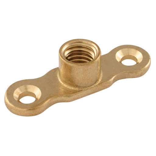 M10 FEMALE BACKPLATE BRASS