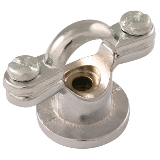 15MM OD DUAL PURPOSE PIPE CLIP CHROME PL