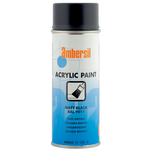 ACR PAINT 400ML MATT BLACK RAL9011
