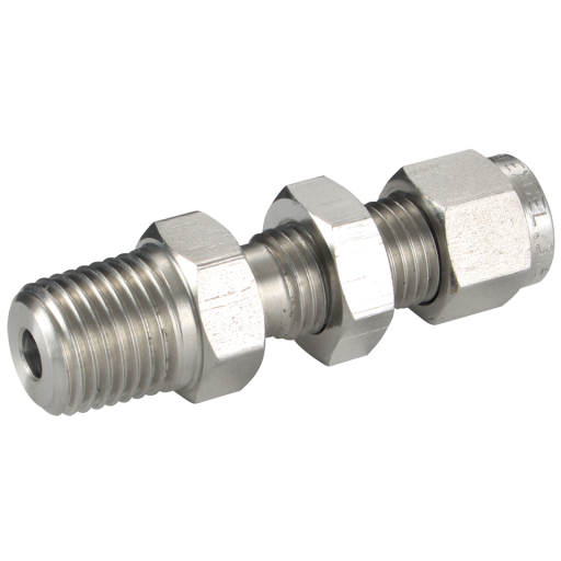 BULKHEAD MALE CONN 1/8 OD 1/8 NPT