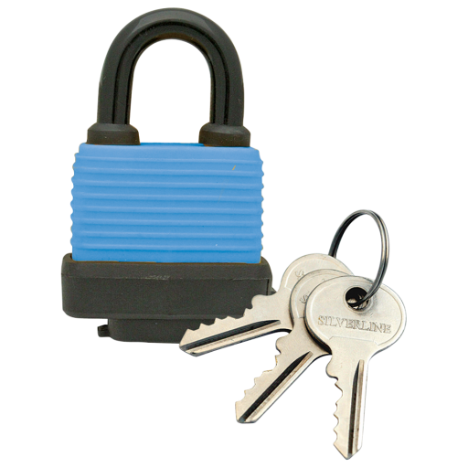 48MM PLASTIC SHRD IRON PADLOCK