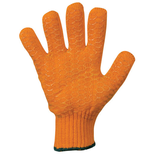 SIZE 10 S.GRIP PVC CRISSCROSS GLOVES MEN