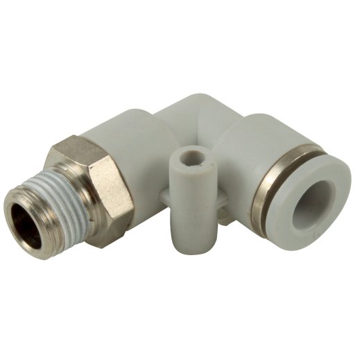 04MM X M5 METRIC GREY MALE STUD ELBOW