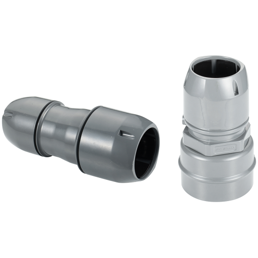 25-20MM RED STRAIGHT AIRPIPE CONNECTOR