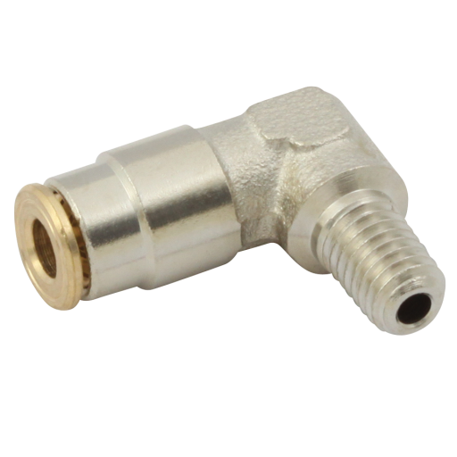 4MM X M6X1 ELB. PUSH-IN BRASS LUB SYSTEM