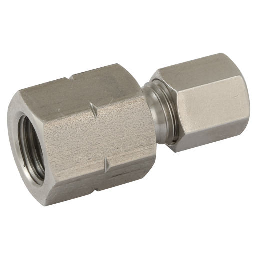 6MM OD X 1/4 NPT FEM GAUGE ADAPTOR (L)