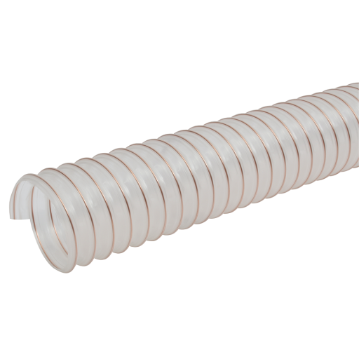 38MM LIGHT PUR DUCTING 0.4MM WALL 10M