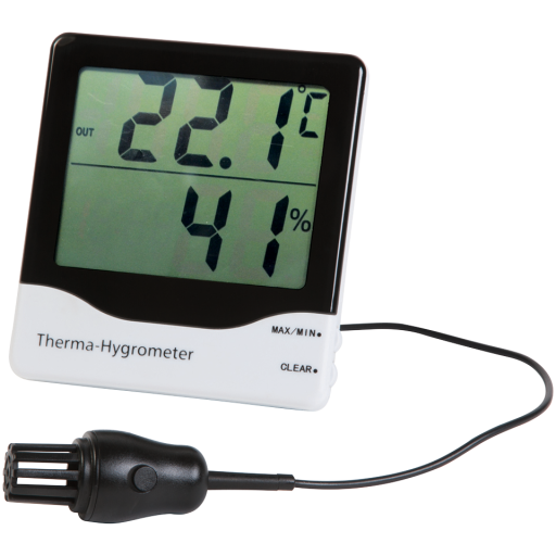 HYGROMETER WITH  REMOTE FOR HUMID/TEMP