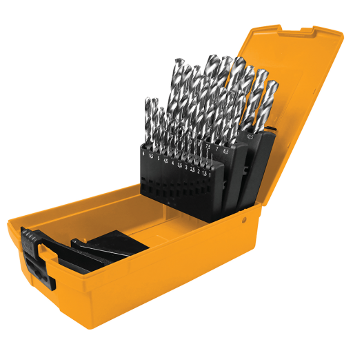 25 PCS HSS DRILL BIT SET