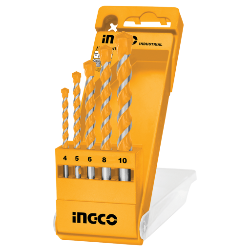 5PCS MASONRY DRILL BIT SET