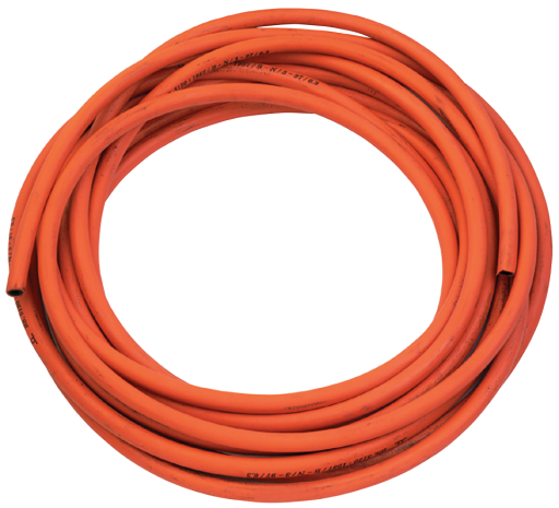 ORANGE PROPANE HOSE 15M 1/4 ID