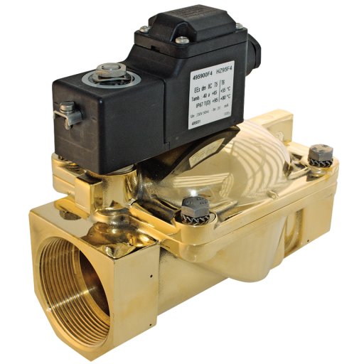 2/2 SOL VALV LIQ 3/8 N/O BR NBR 24VDC