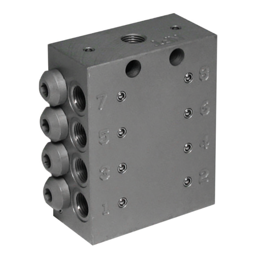 DISTRIBUTOR PVB UPTO 6 OUTLET 350BAR