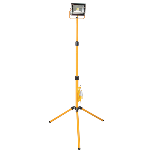 110V TRIPOD LIGHT C/W 1 X 20W LED HEAD