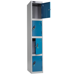 BLUE DR 4 TIER LOCKER 1780X305X460MM