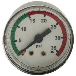 40MM VISUAL RETURN GAUGE 1/8