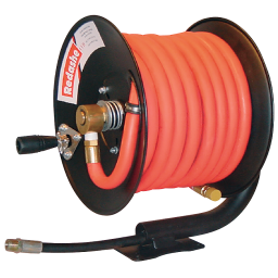 MANUAL REWIND HOSE REEL C/W AIR/WAT HOSE